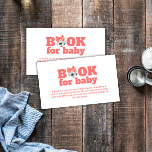 Carte D'accompagnement Coral pêche Oh Baby Arc Football Livres Baby Showe
