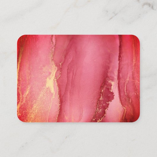 Carte D'accompagnement Coral rose Abstrait QR Code Mariage (Dos)