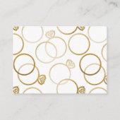 Carte D'accompagnement Correction d'erreur du Mariage des anneaux dorés m (Dos)