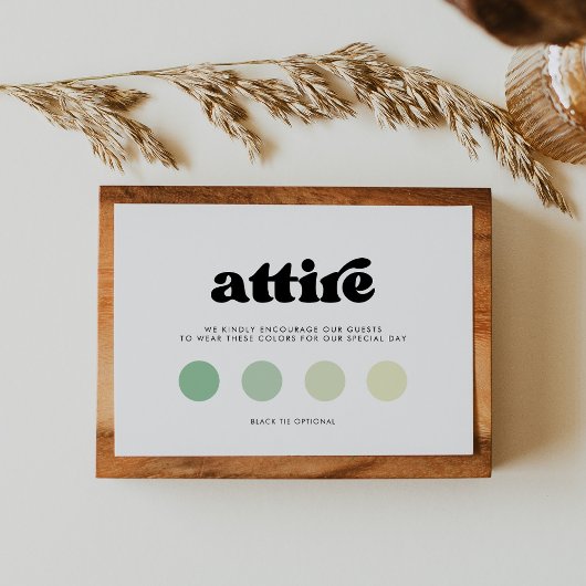 Carte D'accompagnement Costume de Mariage noir et blanc rétro