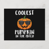 Carte D'accompagnement Costume Patch Citrouille Le Plus Cool Halloween Ho (Dos)