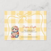 Carte D'accompagnement Cosy Patchwork Halloween Diapper Raffer (Devant)