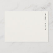 Carte D'accompagnement Côte Floral Arch Beach Seascape Mariage détails (Dos)