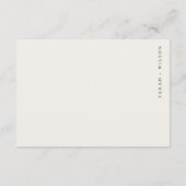 Carte D'accompagnement Côte Palm Beach Mariage marin QR Code RSVP (Dos)