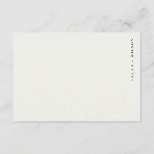 Carte D'accompagnement Côte Palm Beach Mariage marin QR Code RSVP (Dos)