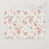 Carte D'accompagnement Cottage Garden Antique Diapper Raffle (Dos)