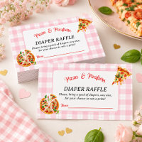 Couche de Baby Shower Rose à carreaux roses Pizza