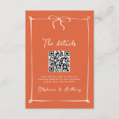 Carte D'accompagnement Coucher de soleil italien Whimsical avec Mariage b (Devant)