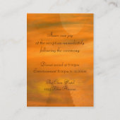 Carte D'accompagnement Coucher de soleil sur un Mariage de quai (Dos)