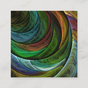 Carte D'accompagnement Couleur Gloire Moderne Art Abstrait Motif Élégant