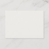 Carte D'accompagnement Couleur Pastel Professionnel Unique Classique Simp (Dos)