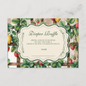 Carte D'accompagnement Country Fruit Garden Diapper Raffle (Devant)