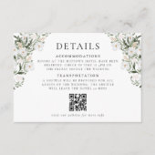 Carte D'accompagnement Country Manor Détails du Mariage (Devant)