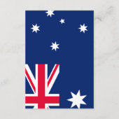 Carte D'accompagnement Couple australien (Dos)