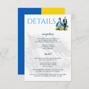 Carte D'accompagnement Couple d'Ukraine