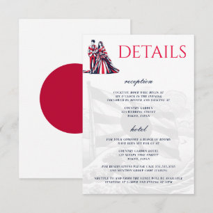 Carte D'accompagnement Couple Japon