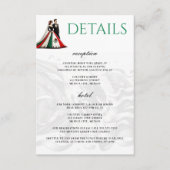 Carte D'accompagnement Couple mexicain (Devant)