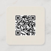 Carte D'accompagnement Couronne botanique violette Code QR Mariage (Dos)