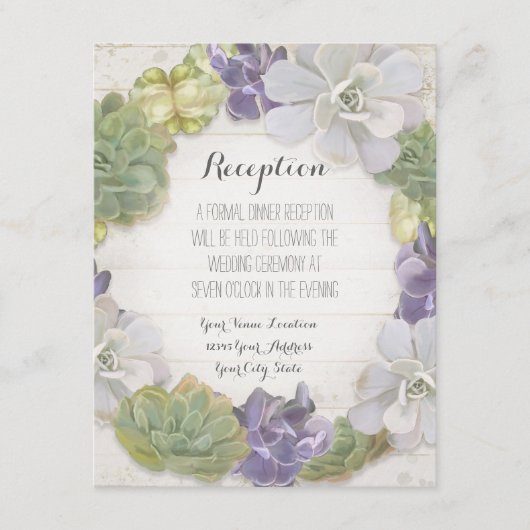 Carte D'accompagnement Couronne de Réception Rose Pivoine Moderne Simple  (Devant)