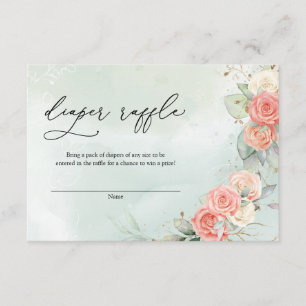 Carte D'accompagnement Couronne de verdure rose poussiéreuse bohème Tirag