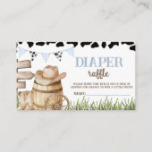 Carte D'accompagnement Cowboy Diaper Raffle Insert (Devant)