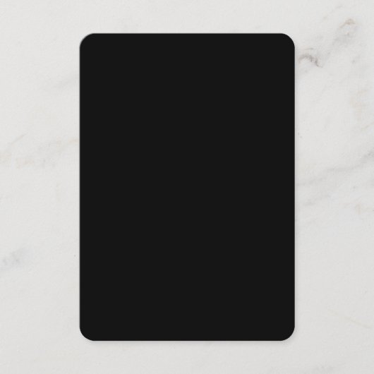 Carte D'accompagnement Create Your Own Black Custom Design Holiday Card (Devant)