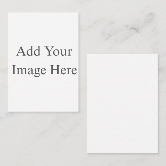 Carte D'accompagnement Create Your Own white  (Devant / Derrière)