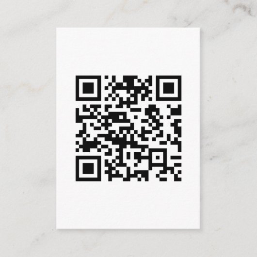 Carte D'accompagnement Création instantanée de code QR (en entrant votre  (Devant)