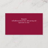 Carte D'accompagnement Créer des codes QR de remise VIP client (Dos)