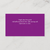 Carte D'accompagnement Créer des codes QR de remise VIP client (Dos)