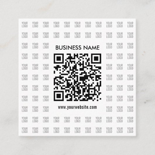 Carte D'accompagnement Créer instantanément du code QR scannable et du Mo (Devant)