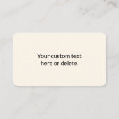 Carte D'accompagnement Créer instantanément un code QR | Modifiable blanc (Dos)
