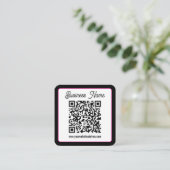 Carte D'accompagnement Créez instantanément un code QR scannable pour vot (Debout devant)