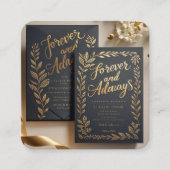 Carte D'accompagnement Créez la première image parfaite mariée (Devant)