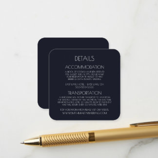Carte D'accompagnement Créez vos propres détails minimalistes personnalis