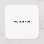 Carte D'accompagnement Créez votre propre blanc (Devant)