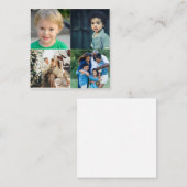 Carte D'accompagnement Créez votre propre collection de photos 4 (Devant / Derrière)