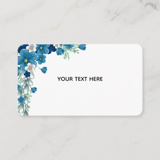 Carte D'accompagnement Créez Votre Propre Fleur (Devant)