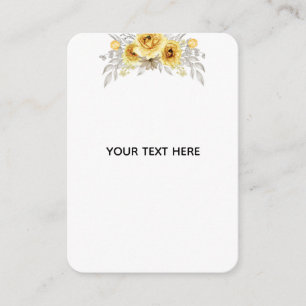 Carte D'accompagnement Créez votre propre floral