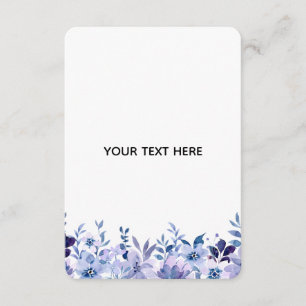 Carte D'accompagnement Créez Votre Propre Floral