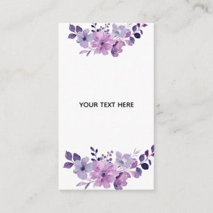 Carte D'accompagnement Créez Votre Propre Floral
