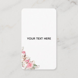 Carte D'accompagnement Créez votre propre floral