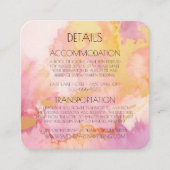 Carte D'accompagnement Créez votre propre marbre d'aquarelle personnalisé (Devant)