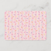 Carte D'accompagnement Crème glacée Sundae Sweet Books for Baby Sprinkel (Dos)