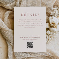 Crème moderne Brown Monogramme Mariage de tonalité