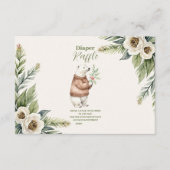 Carte D'accompagnement Crochet de Noël d'hiver de Woodland (Devant)