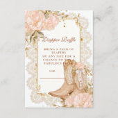 Carte D'accompagnement Crotte rustique Bottes Flora Diapper Raffe (Devant)