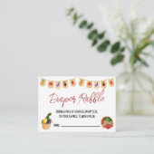 Carte D'accompagnement Cultivé localement, Marché fermier, Raffle de couc (Debout devant)