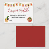 Carte D'accompagnement Cultivé localement, Marché fermier, Raffle de couc (Devant / Derrière)