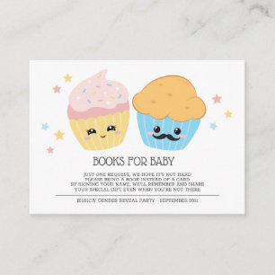 Carte D'accompagnement Cupcake ou Stud Muffin Livres pour bébé